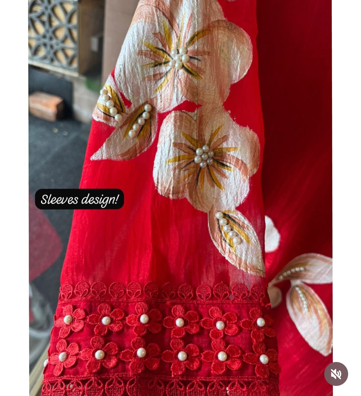 Designer Partywear Red Tissue Organza Kareena Kapoor Inspired Suit