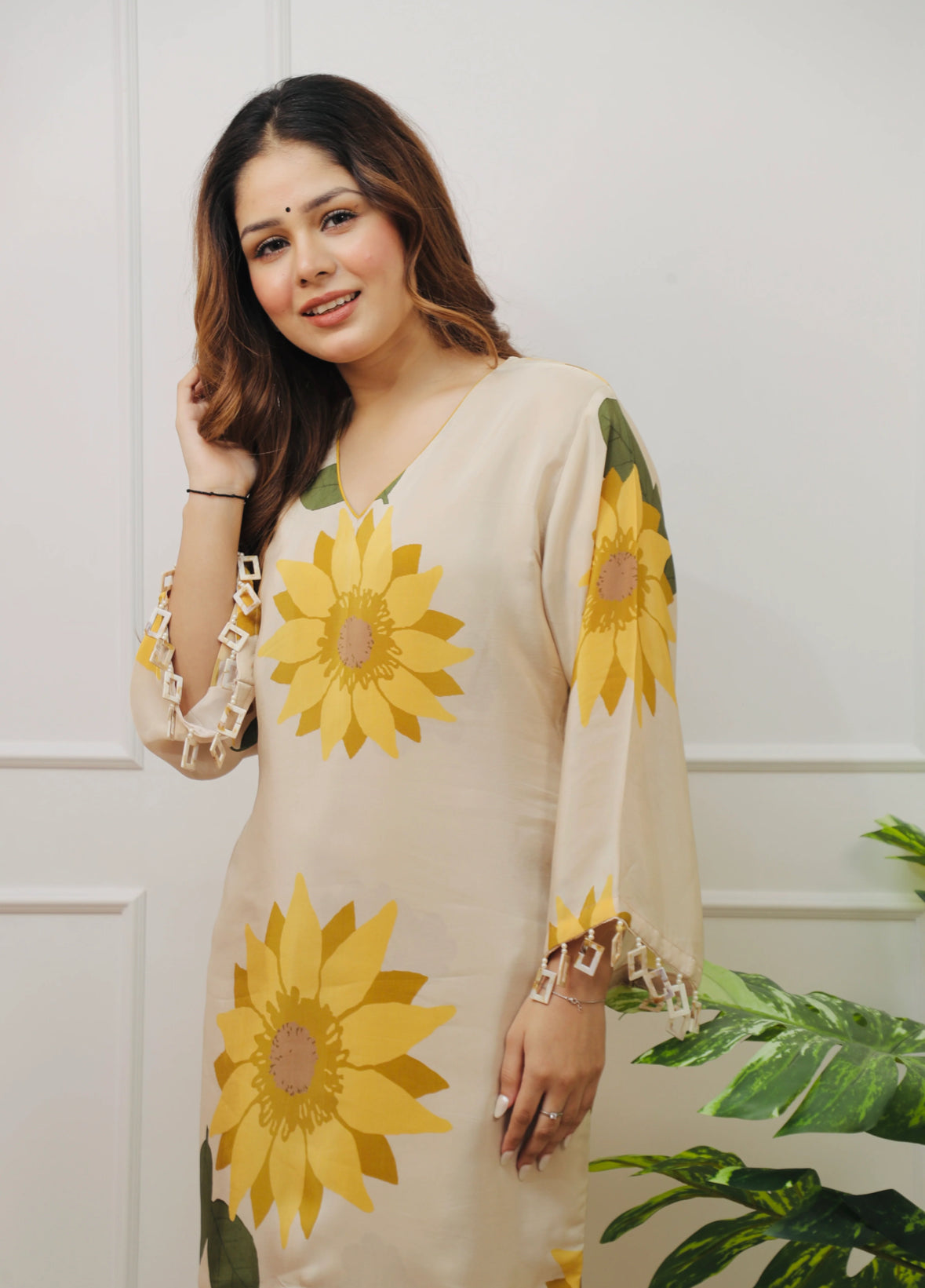 Designer Partywear Pure Crepe Farshi Salwar Suit