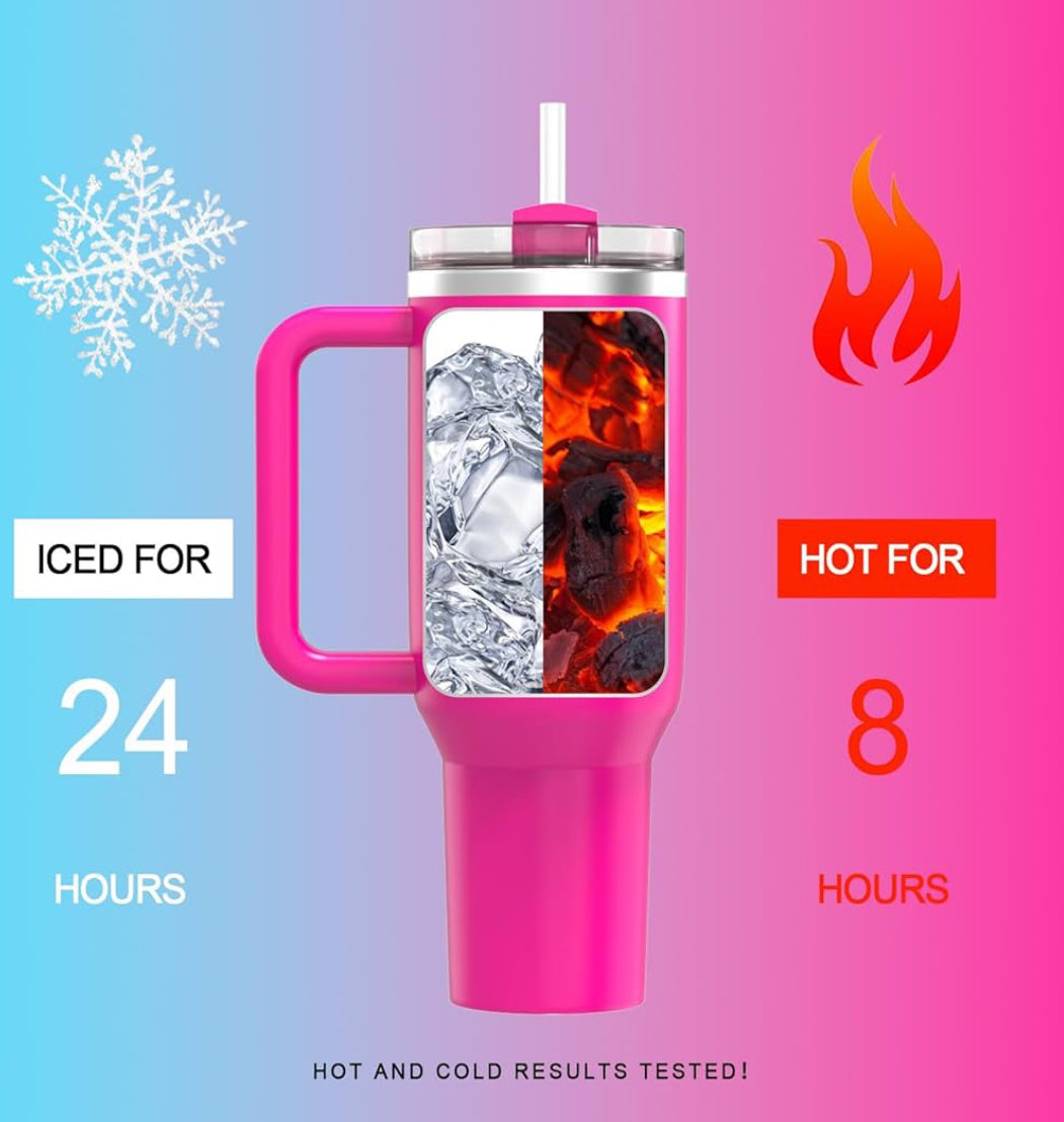 Trendy Tumbler With Handle