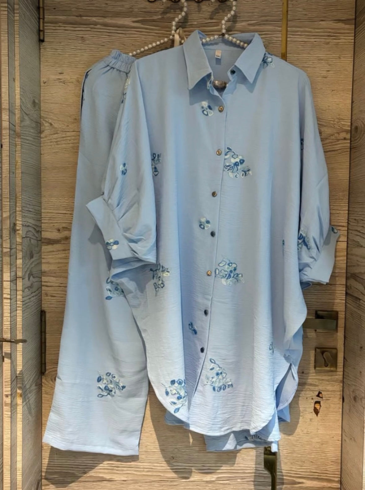 Imported Fabric Kaftan Style Co-ord Set