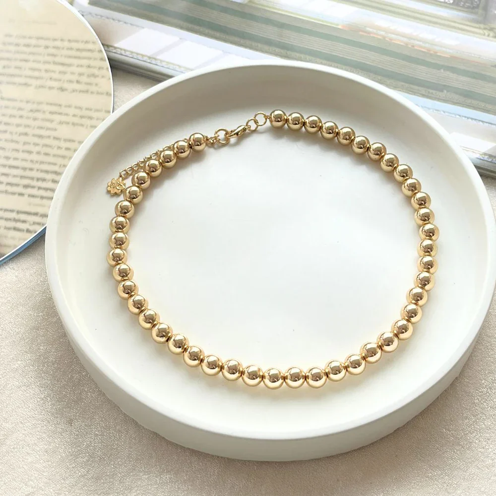 Luxury Bold & Gold Pearl Beads Statement Layered Necklace (Set Of 4)