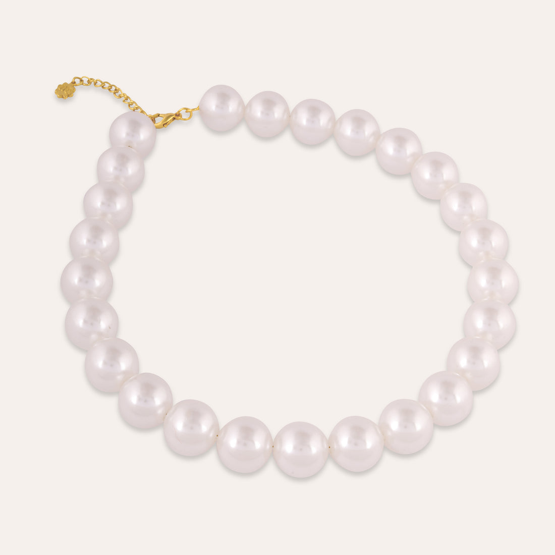 Luxury Bold & Gold Pearl Beads Statement Layered Necklace (Set Of 4)