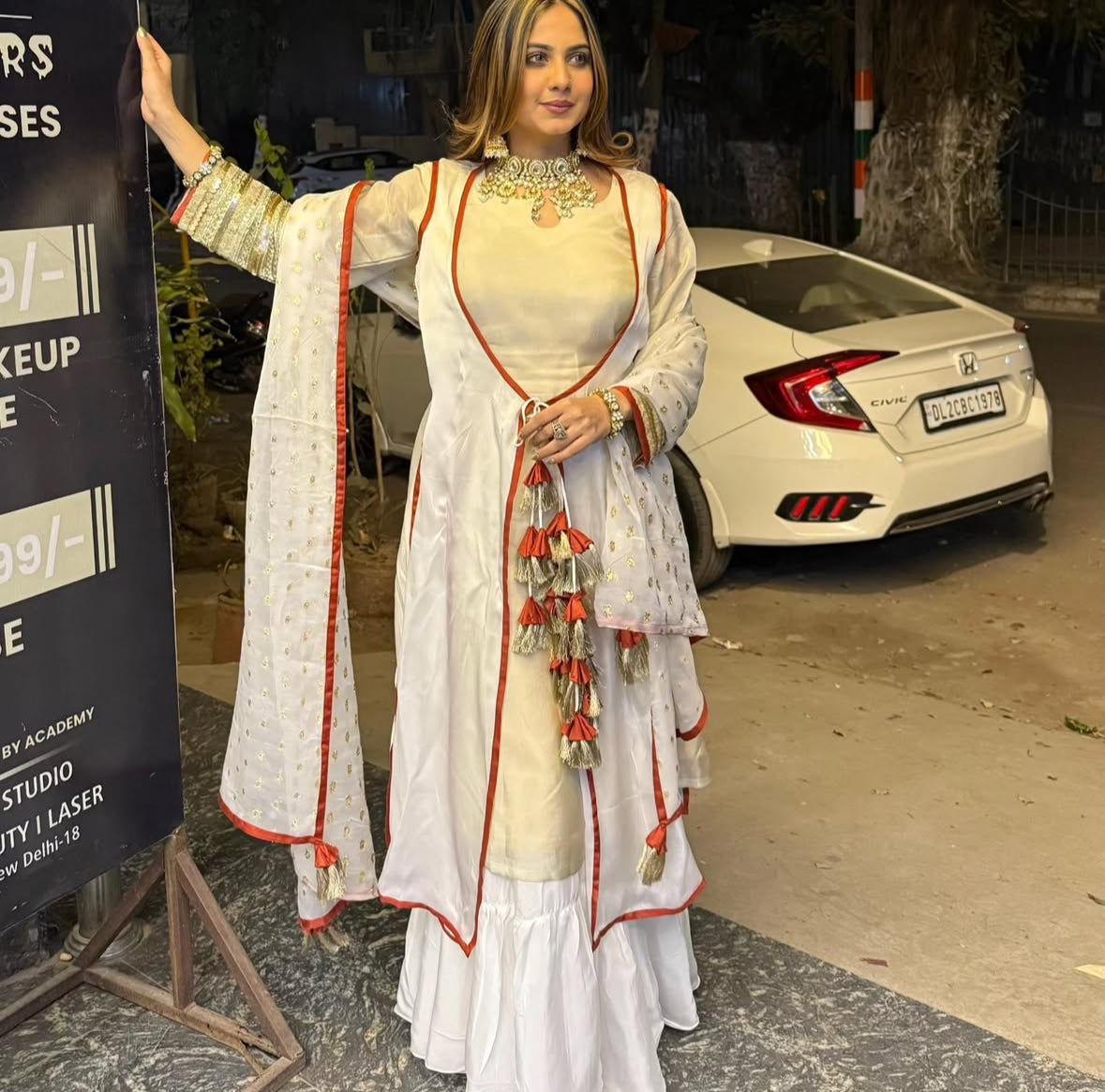 Designer Partywear Pure Shimmer Organza Kareena Kapoor Suit