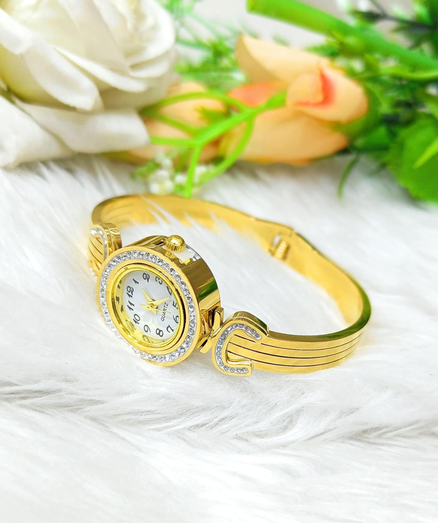 Anti-Tarnish 18K Gold Plated Designer Watches - Main Image