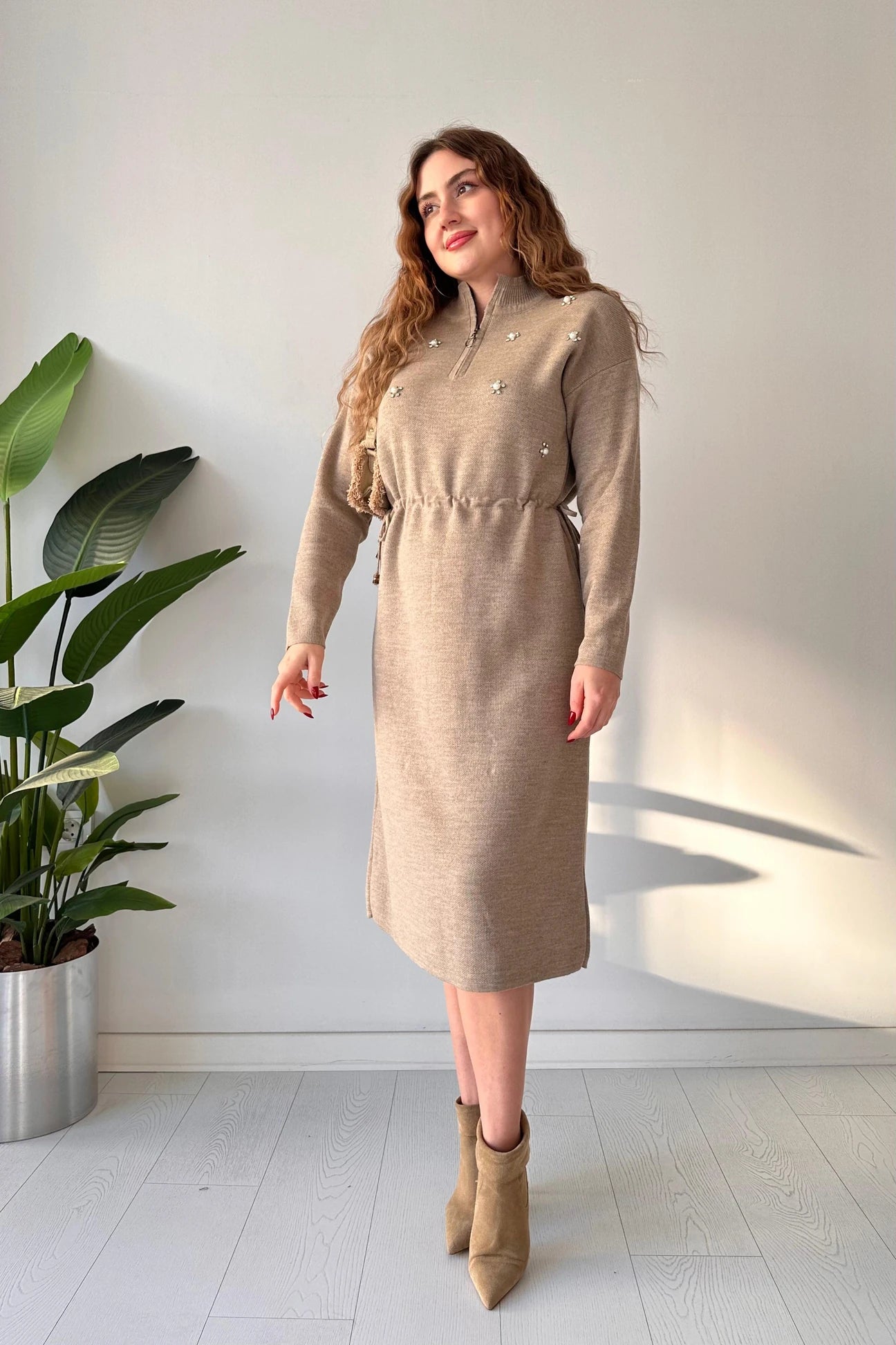 Imported Stylish Knitted Winter Woollen Dress