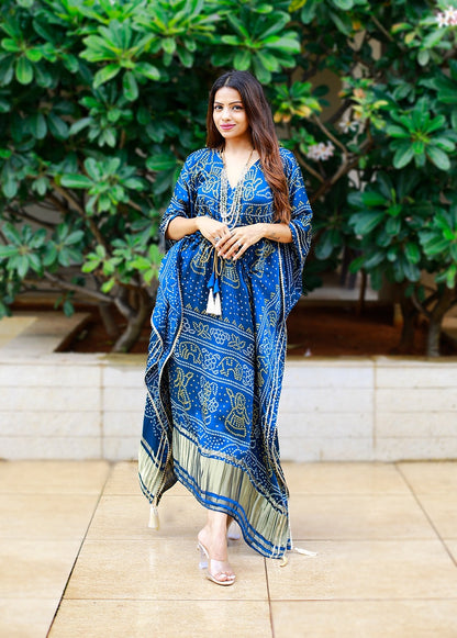 Pure Gaji Silk Kaftan