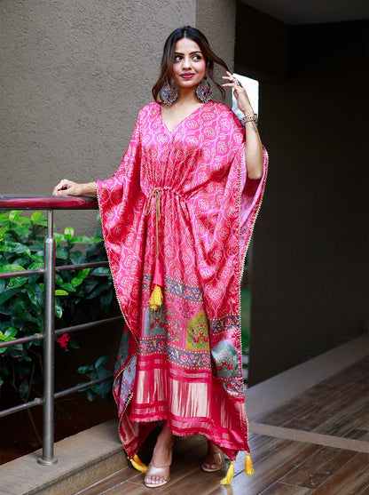 Pure Gaji Silk Kaftan