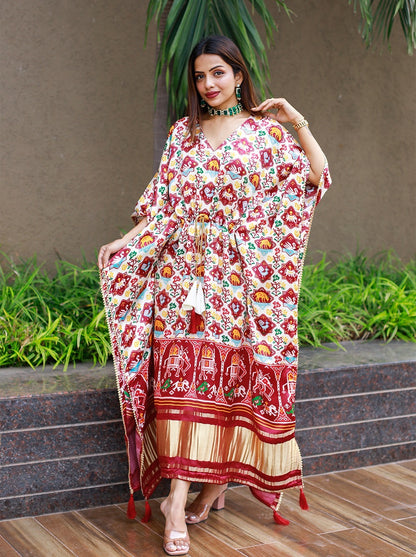 Pure Gaji Silk Kaftan