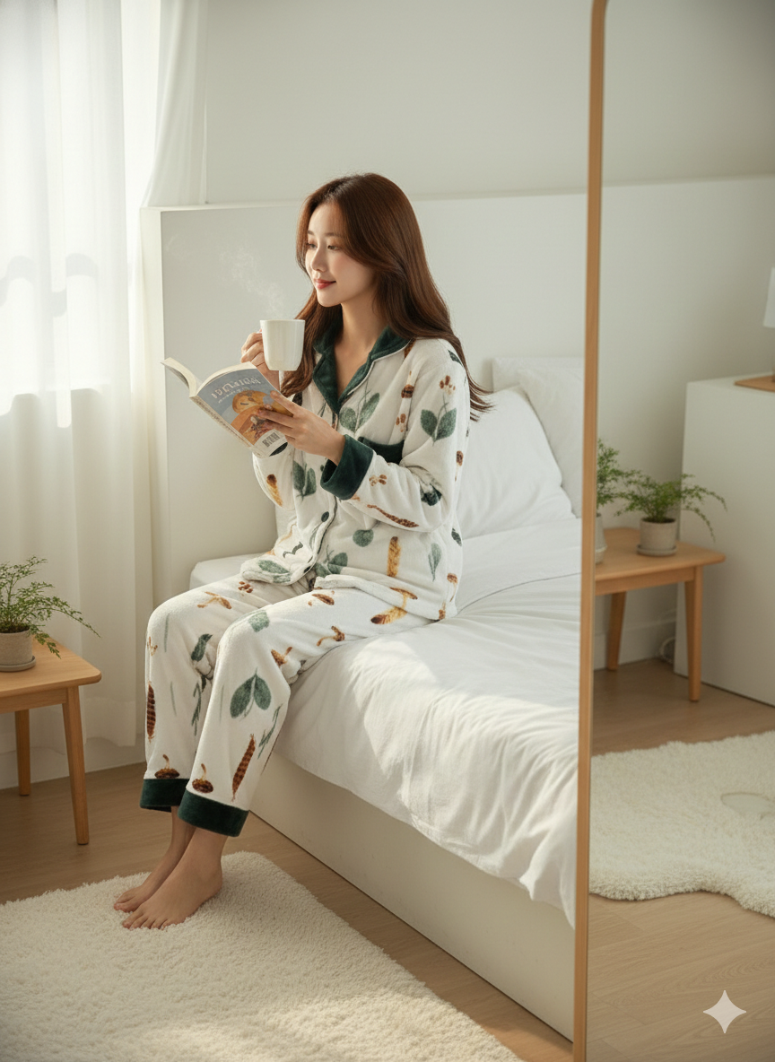 Imported Thick Fleece Co-ord Set With Pocket