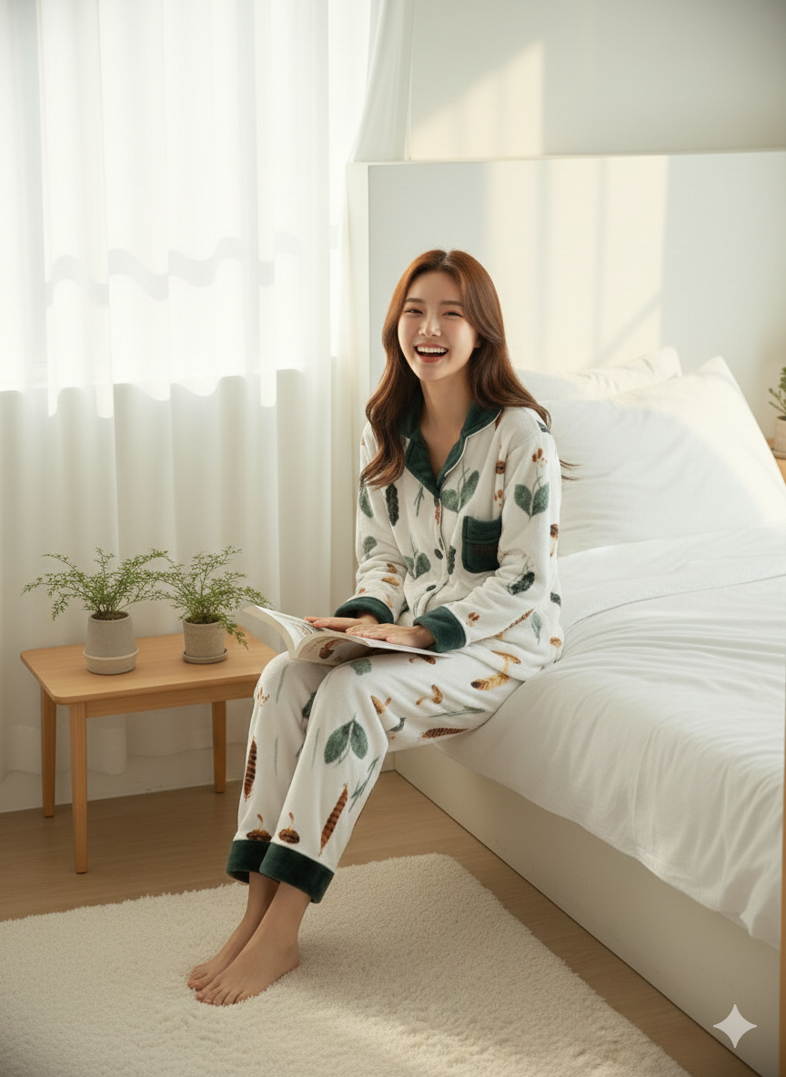 Imported Thick Fleece Co-ord Set With Pocket