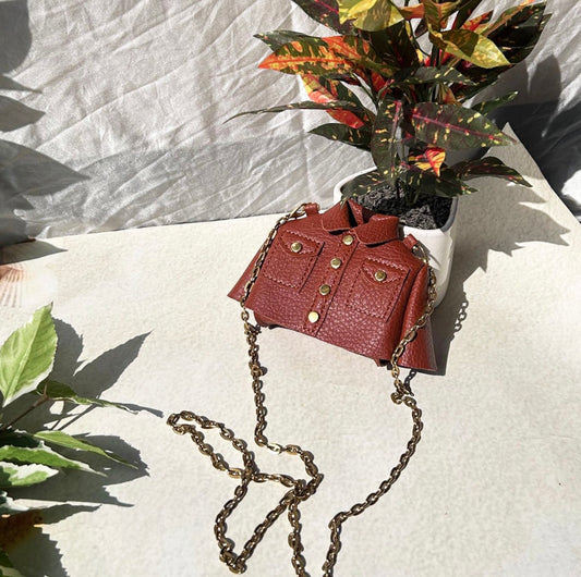Mini Shirt Bag With Sling