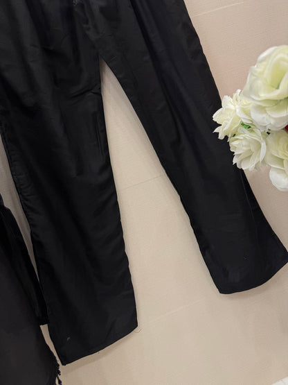 Designer Partywear Dual Tone Pakistani Suit with Pearl Lace & Handwork