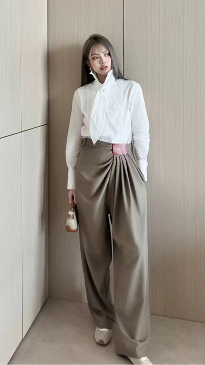 Imported Designer Lorwe Draped Trousers or Pants