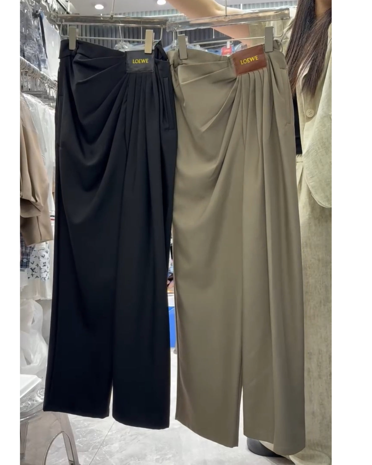 Imported Designer Lorwe Draped Trousers or Pants