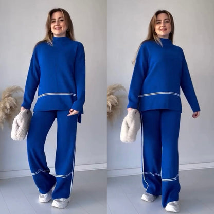 Imported Trendy Stylish Knitted Two pcs Co-ord Set