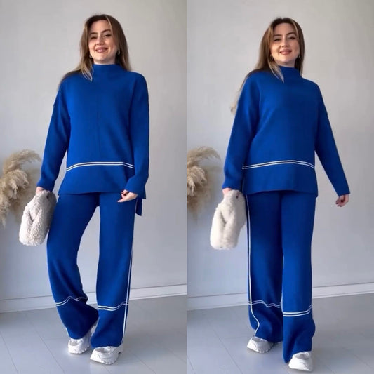 Imported Trendy Stylish Knitted Two pcs Co-ord Set