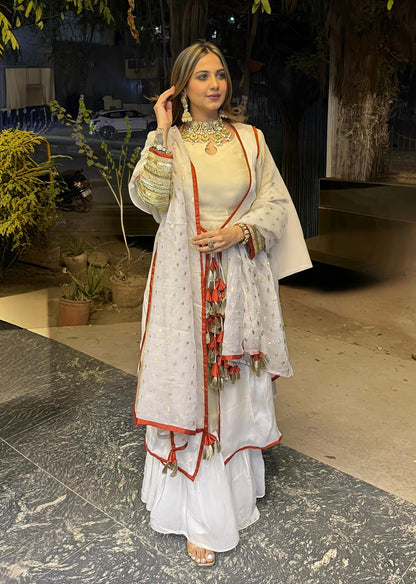 Designer Partywear Pure Shimmer Organza Kareena Kapoor Inspired Suit