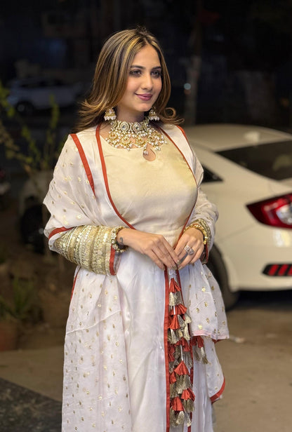 Designer Partywear Pure Shimmer Organza Kareena Kapoor Inspired Suit