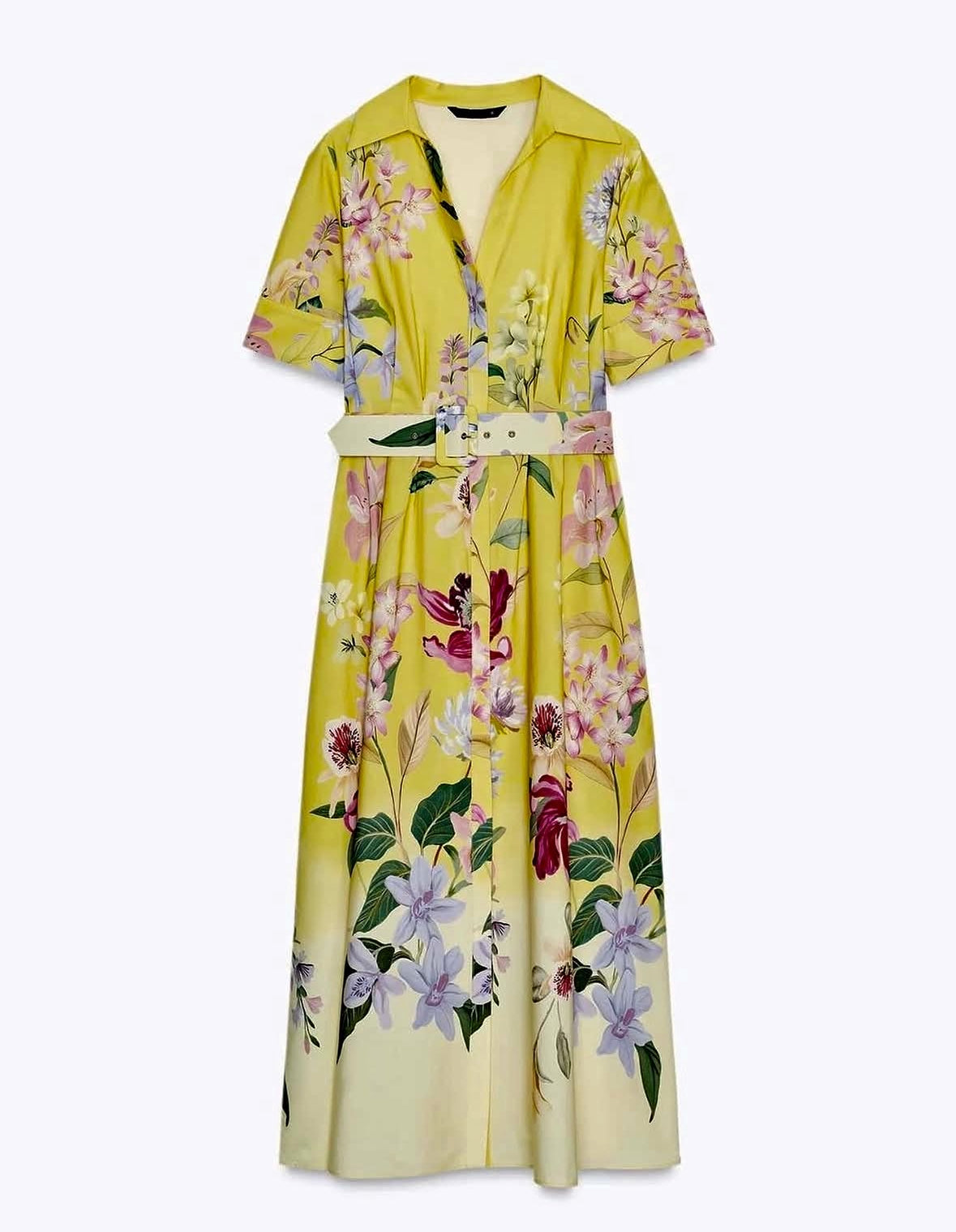 Imported Cotton Long Summer Flower Maxi Dress
