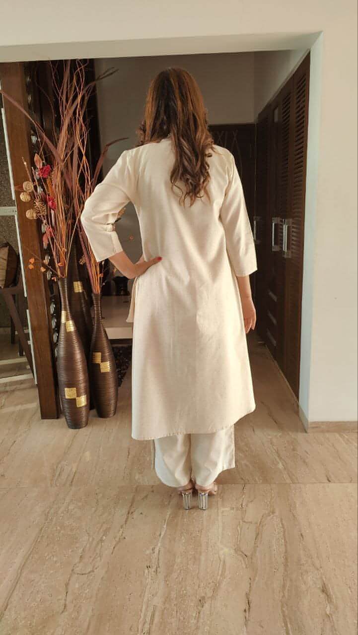 Pure Cotton Designer Indo-Western Coord Set With Jacket