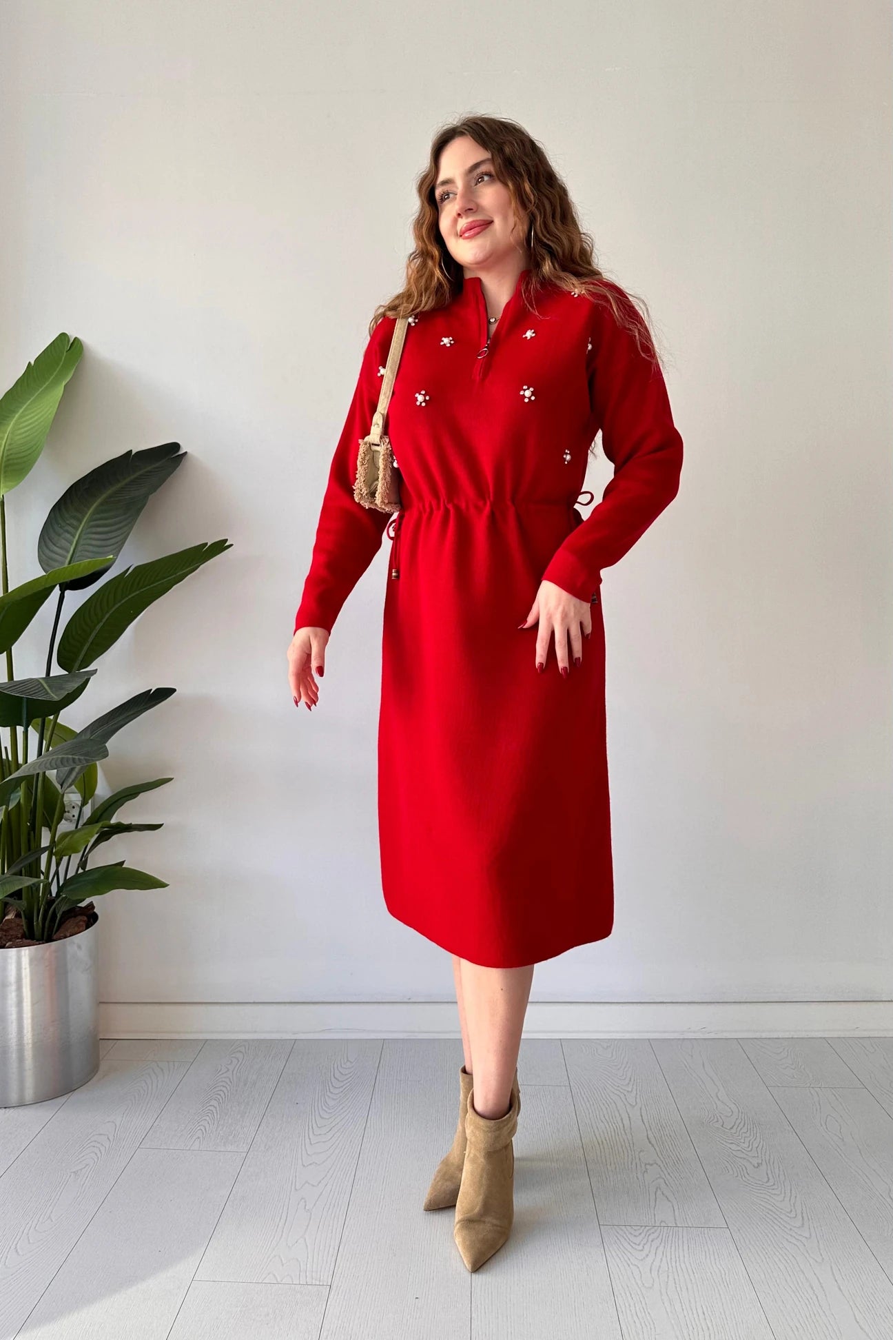 Imported Stylish Knitted Winter Woollen Dress