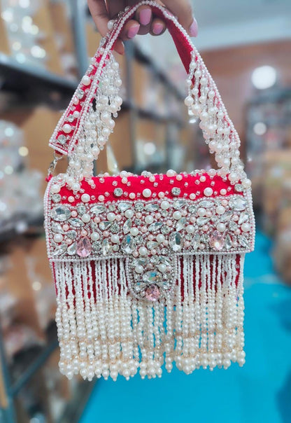 Stones and Pearls Partywear Clutch bag