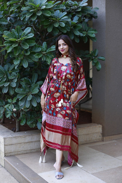 Pure Gaji Silk Kaftan