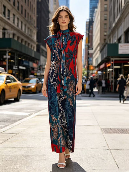 Imported Magic Fabric Long Kaftan Dress With Stole
