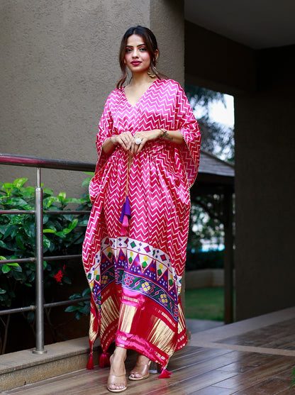 Pure Gaji Silk Kaftan