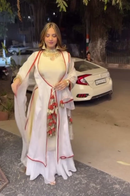 Designer Partywear Pure Shimmer Organza Kareena Kapoor Inspired Suit