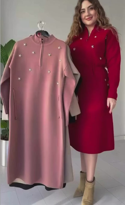 Imported Stylish Knitted Winter Woollen Dress